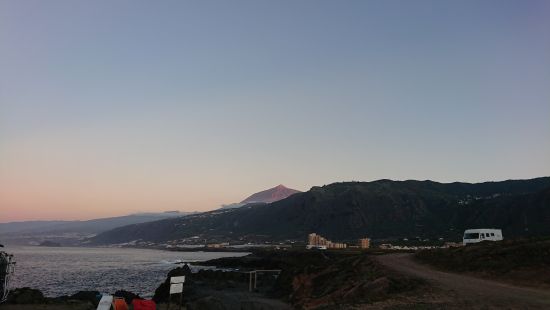 Ausblick Los Silos mit Blick auf den Teide